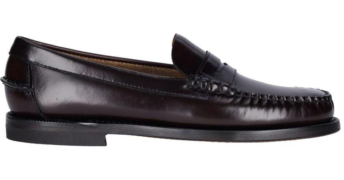 Sebago 'classic Dan' Loafers in Black | Lyst