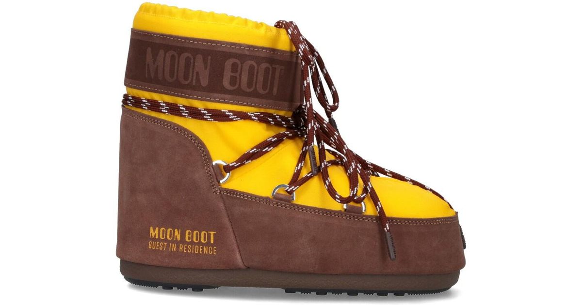 Moon Boot Upper: Polyamide in Yellow | Lyst