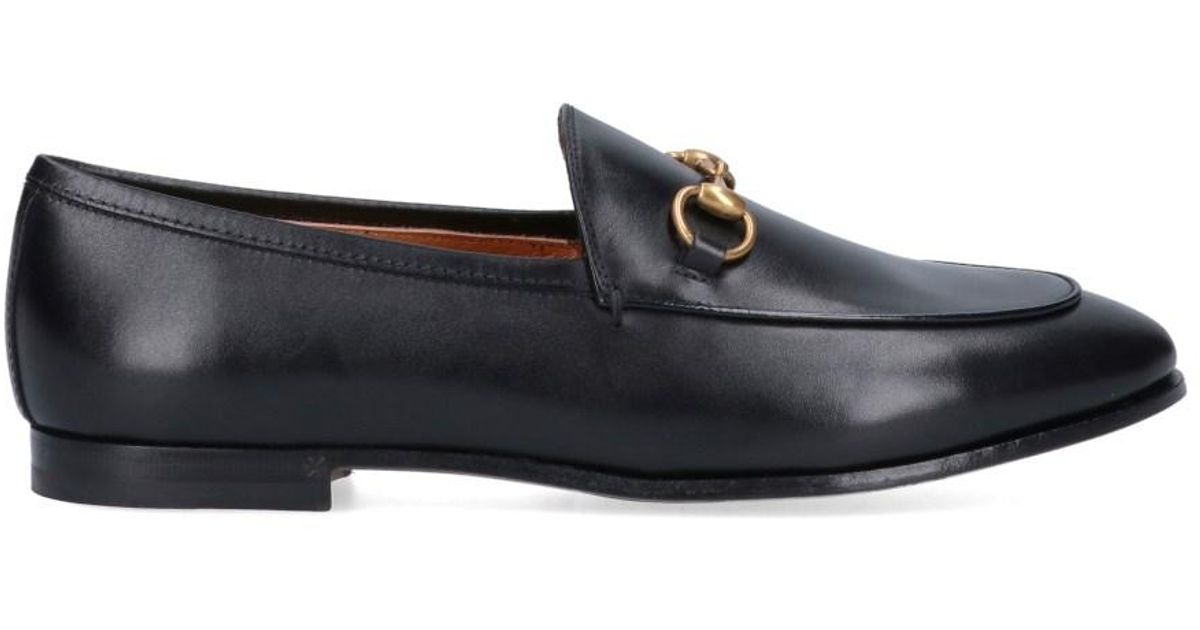 Gucci 'jordaan' Loafers in Black | Lyst