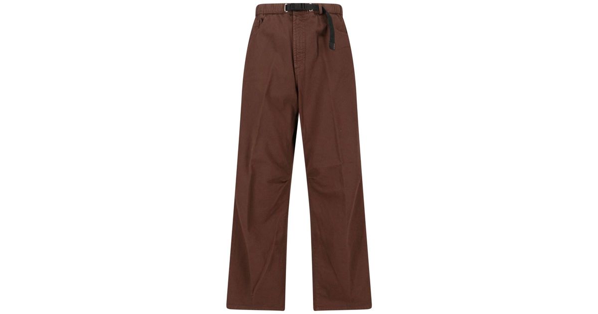 Sand Men White Sand Wide Waist Pants in Brown for Men | Lyst