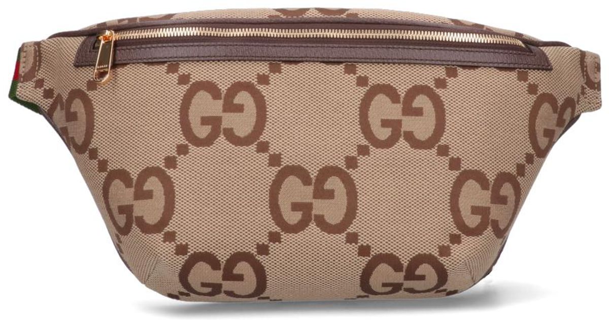 Gucci Belt Bag In 'jumbo GG' in Natural for Men Lyst