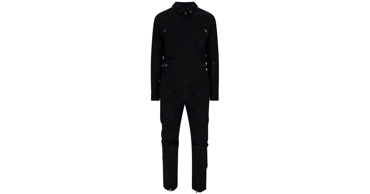 Rick Owens Hollywood Headon Flightsuitジャンプスーツブラック RICK OWENS - DRESSES - Rick Owens