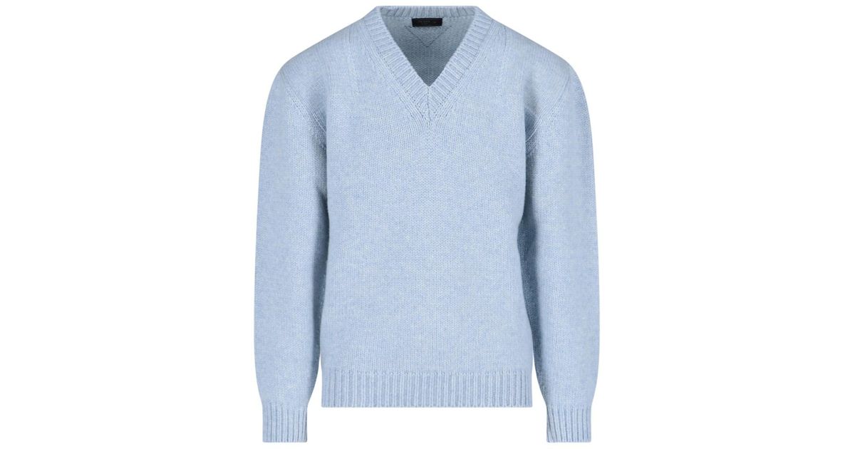 トップス Prada argyle v neck knit sweater Prada Argyle V Neck Sweater Size 46 – I Miss You MAN