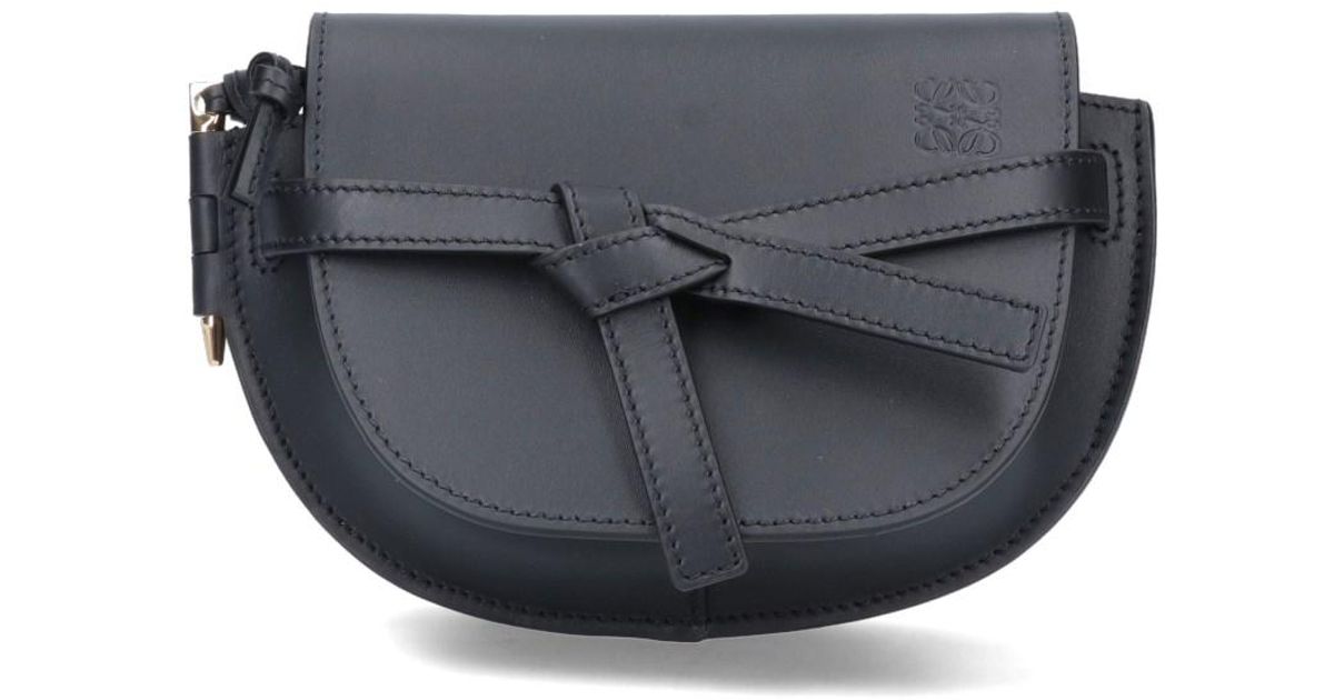 Loewe Mini Bag 'gate Dual' in Gray Lyst