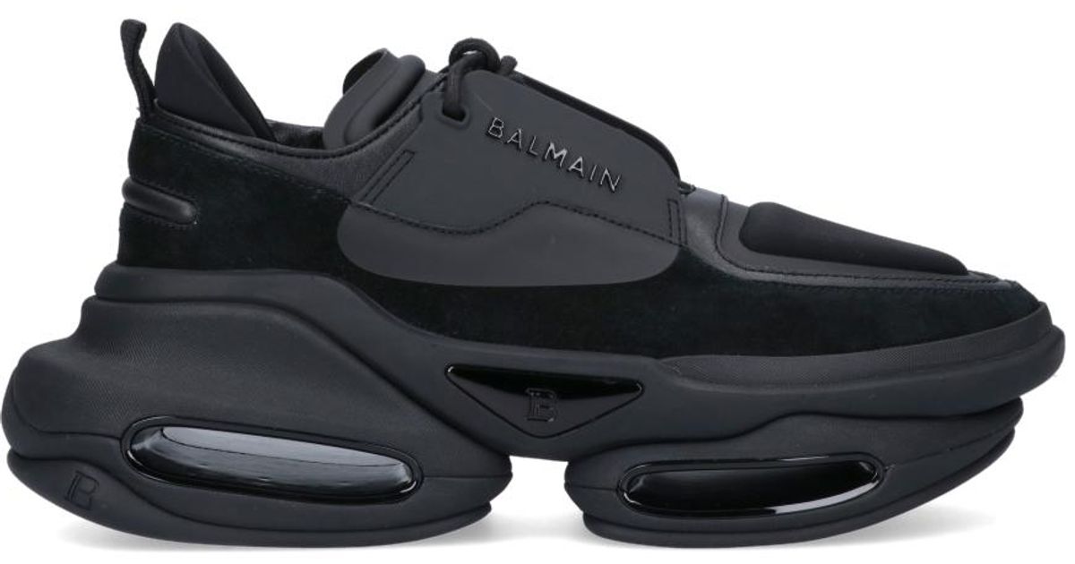Balmain 'b-bold' Sneakers in Nero (Black) for Men - Save 15% | Lyst