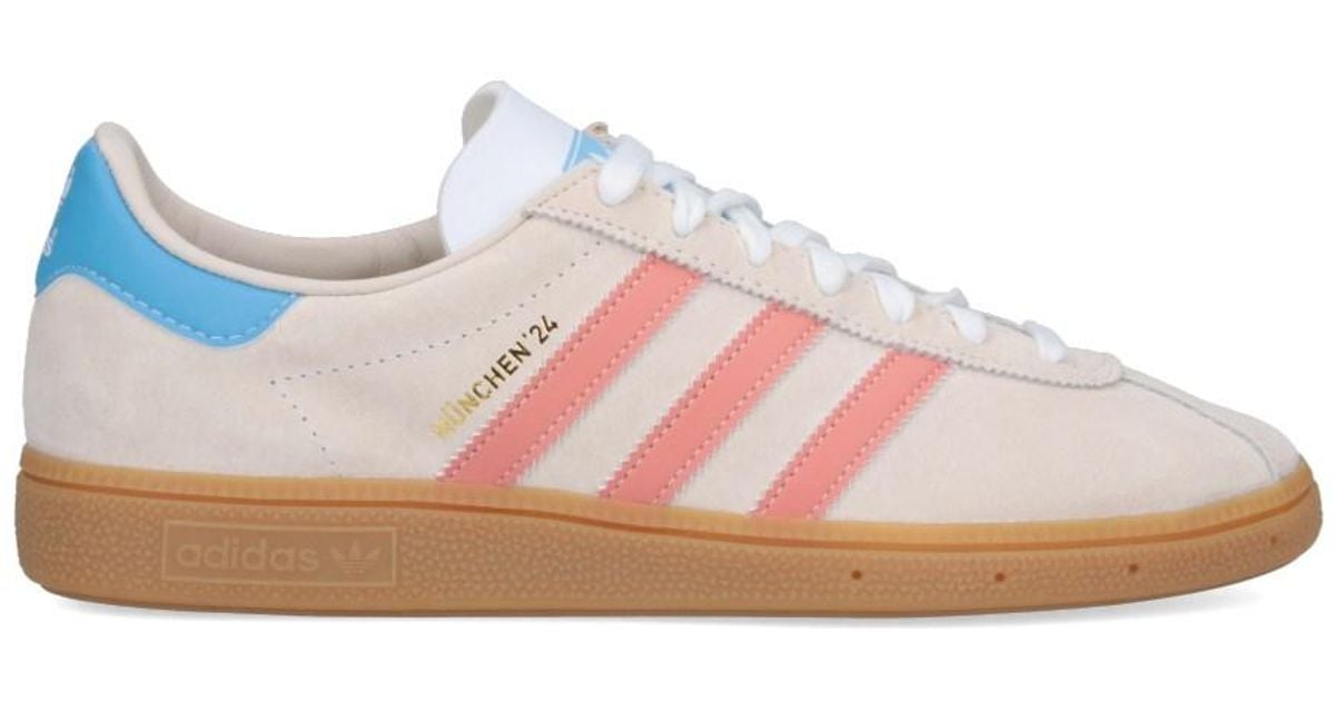 【adidas】MUNCHEN 24 SHOES ユニセックス adidas Munchen 24 Wonder White Clay Blue IG6282 Men's Size