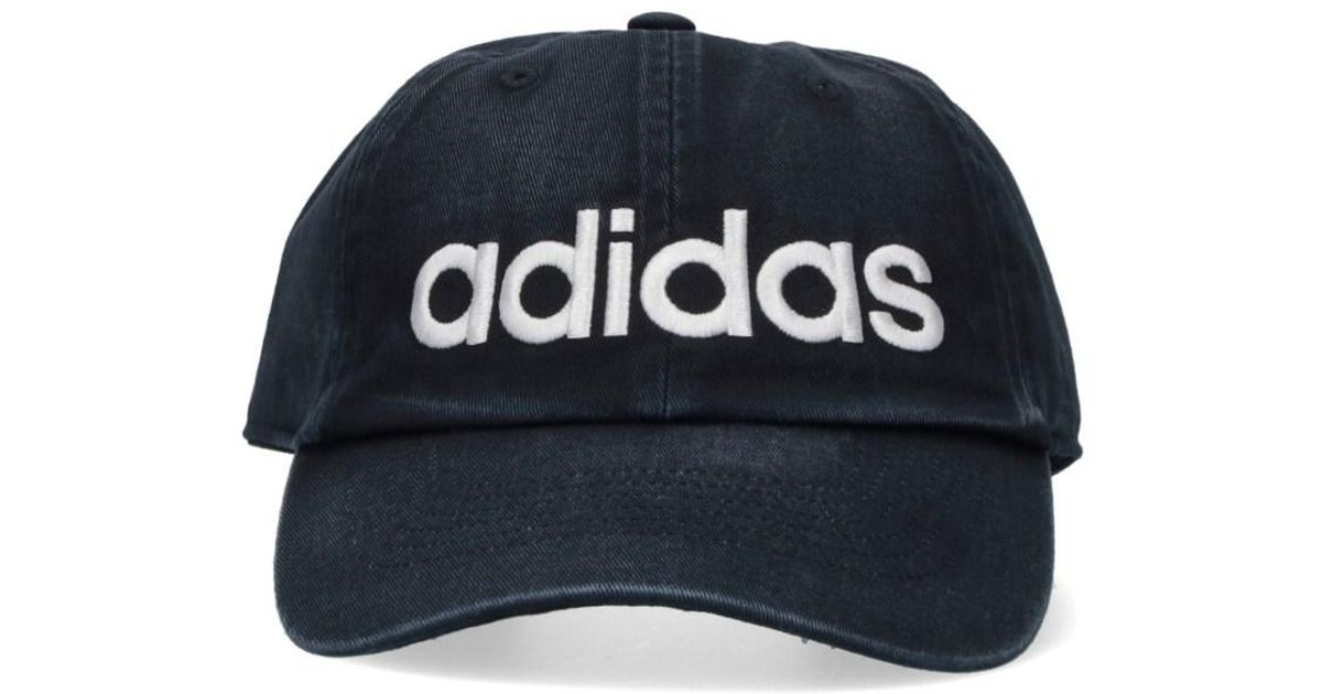 adidas X Sftm Logo Baseball Cap in Blue for Men | Lyst UK