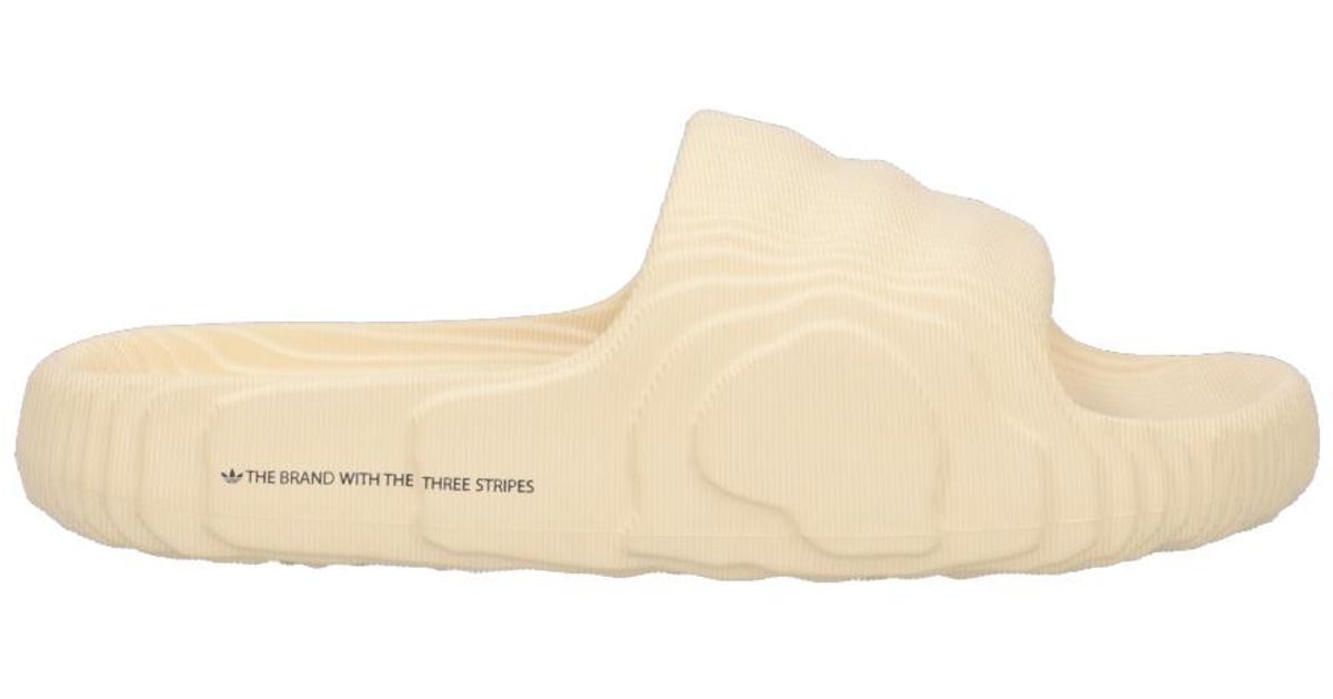 adidas performance men's adilette sc  slide m nature c sandals