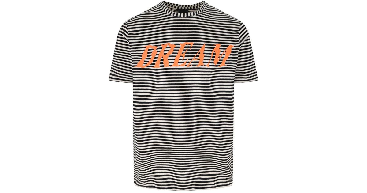 Paul Smith Dream Striped T-Shirt in Gray for Men | Lyst