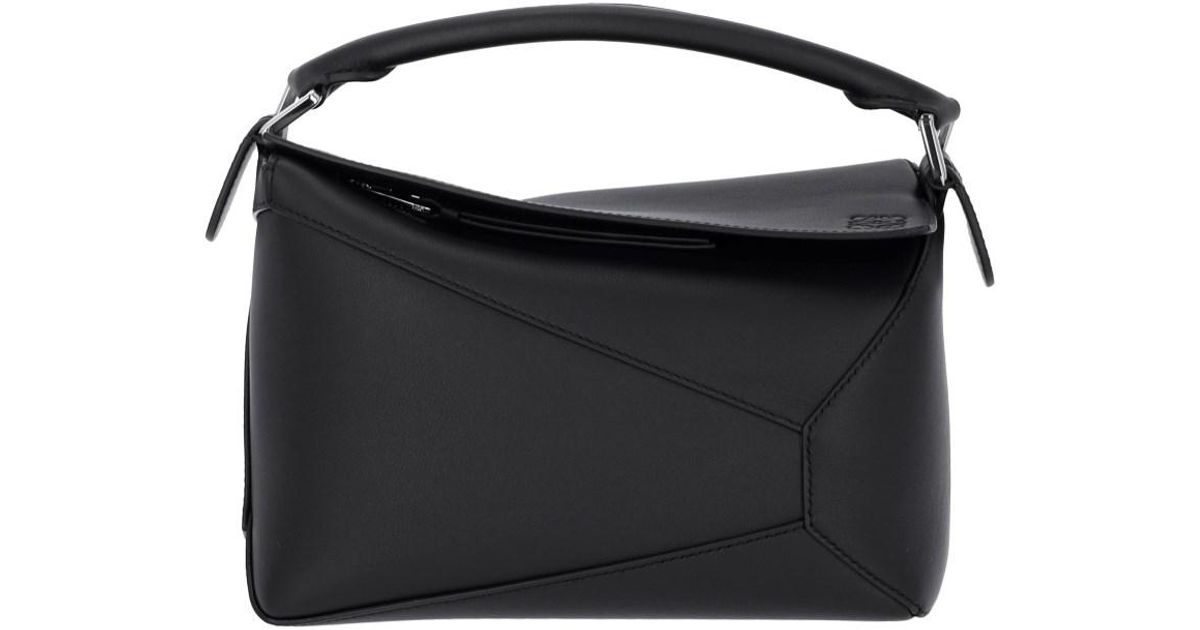 Loewe Small Crossbody Bag "puzzle" in Black Lyst