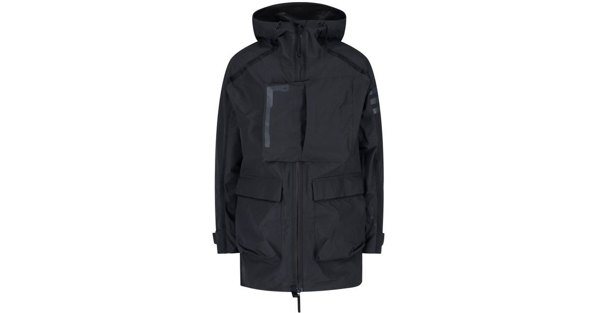 adidas 'terrex Xploric Rain.rdy City' Jacket in Black for Men | Lyst