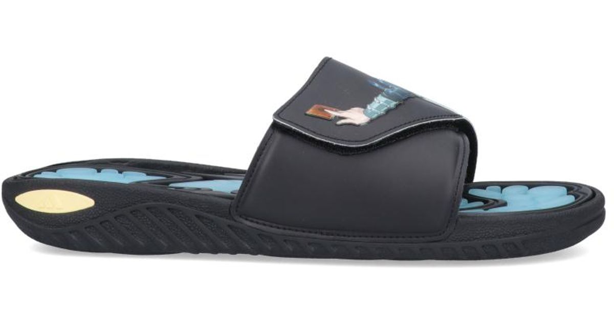 Adidas releases the Yu-Gi-Oh Reptossage Hook-and-Loop slides