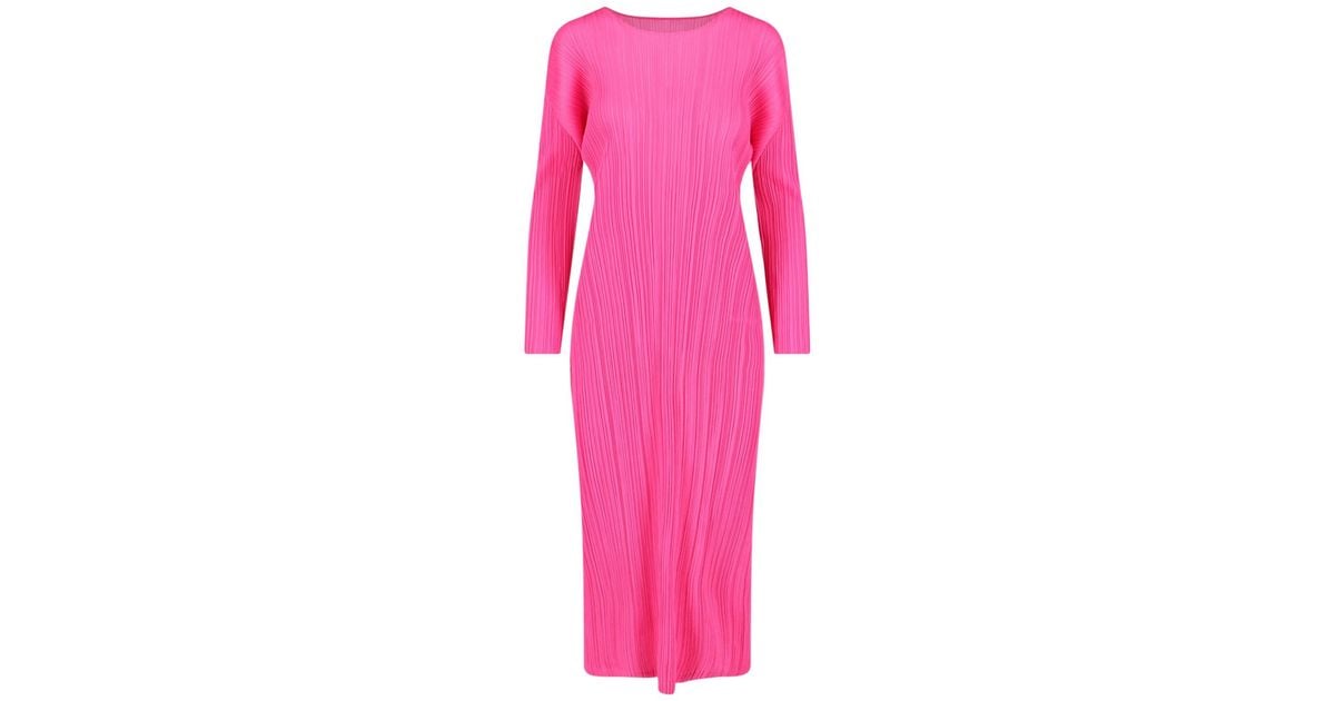 issey miyake pink dress Pleats Please by Issey Miyake Monthly Colors July S/S Dress