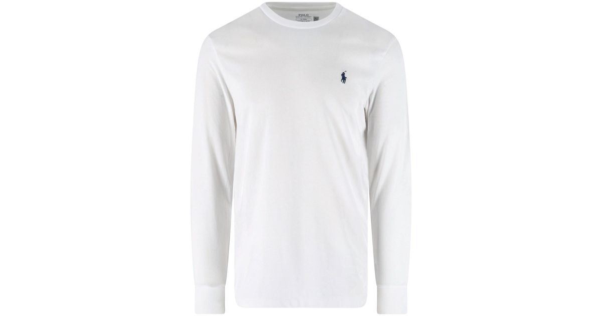 Polo Ralph Lauren 100% Cotton Polo Shirt in White for Men | Lyst