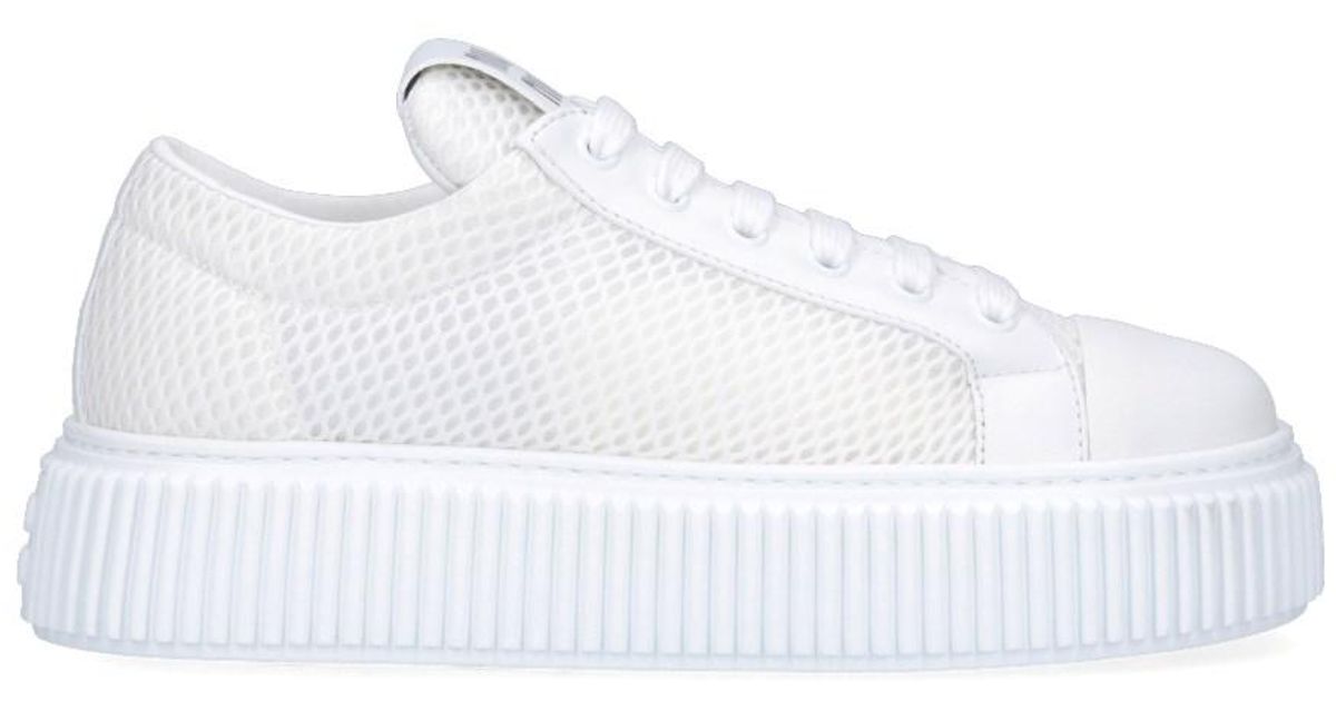 miu miu platform sneakers