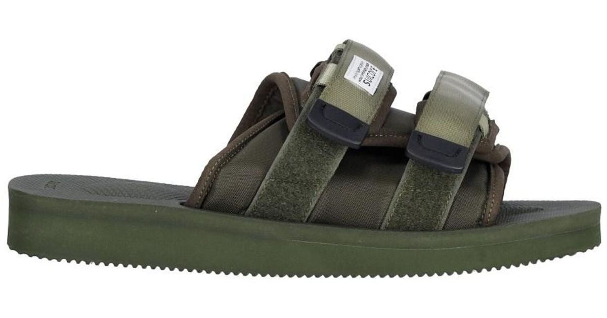 suicoke green sandals