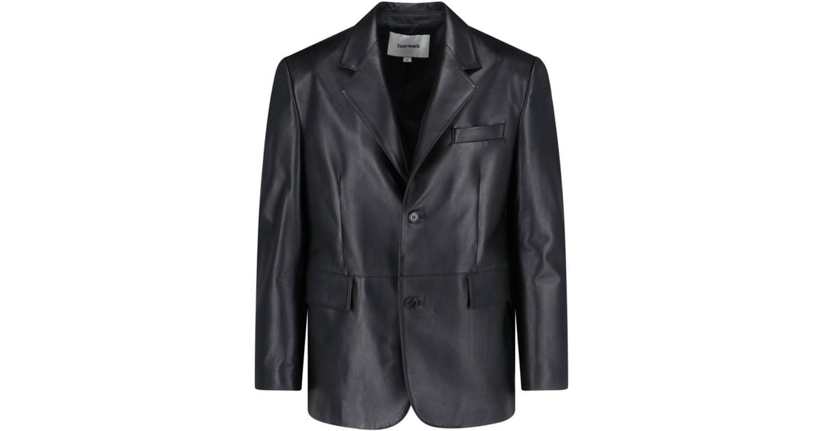 ジャケット・アウター TONYWACK Single-Breasted Tailored Coat TONYWACK