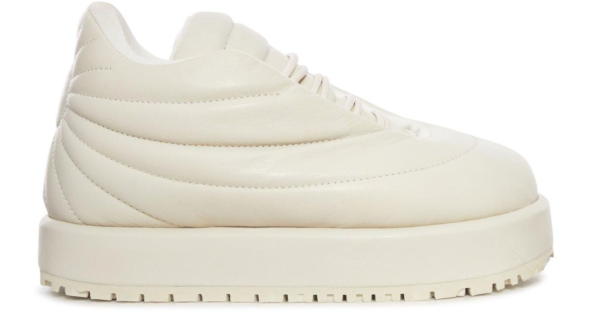 PDF CHANNEL Pluto Leather Sneaker in Natural for Men | Lyst