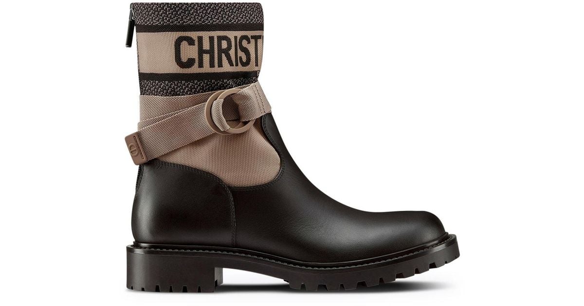 Dior D-major Boots in Black | Lyst