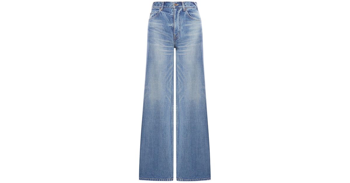 Celine Jeans Surf Flare in Blue | Lyst
