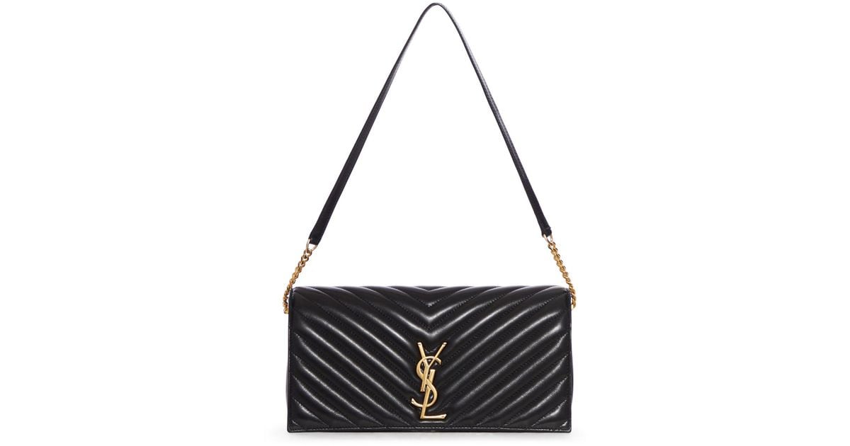 Saint Laurent Kate 99 Shoulder Bag in Black | Lyst