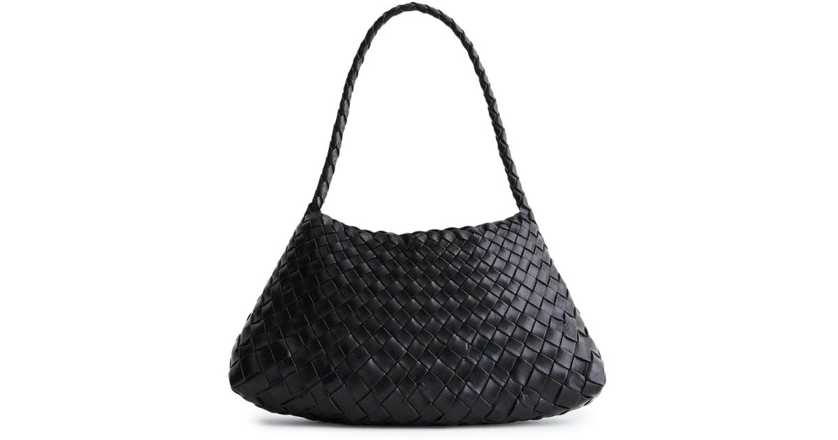 Dragon Diffusion Rosanna Mini Bag In Woven Leather in Black | Lyst UK