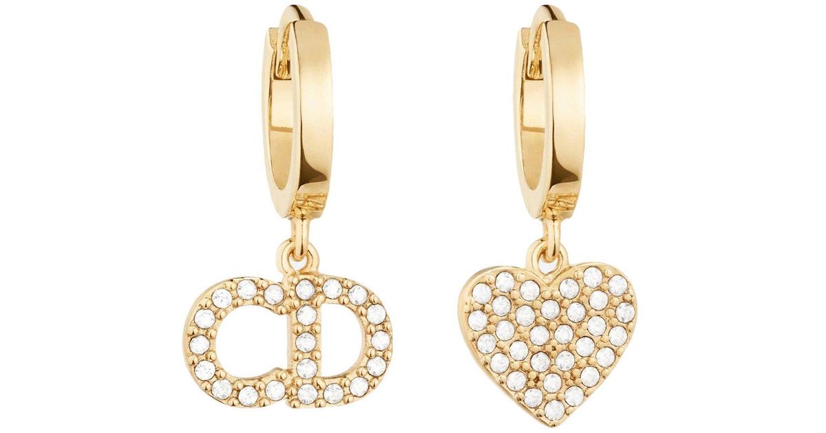 Dior Clair D Lune Earrings in Metallic | Lyst
