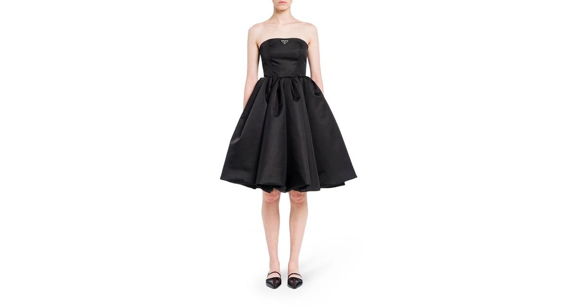 Prada Corset Dress in Black | Lyst