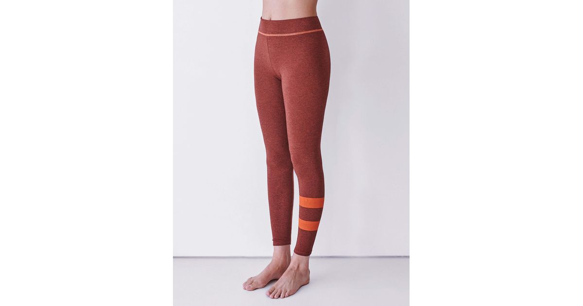 Sundry Synthetic Stripes Yoga Pant in 