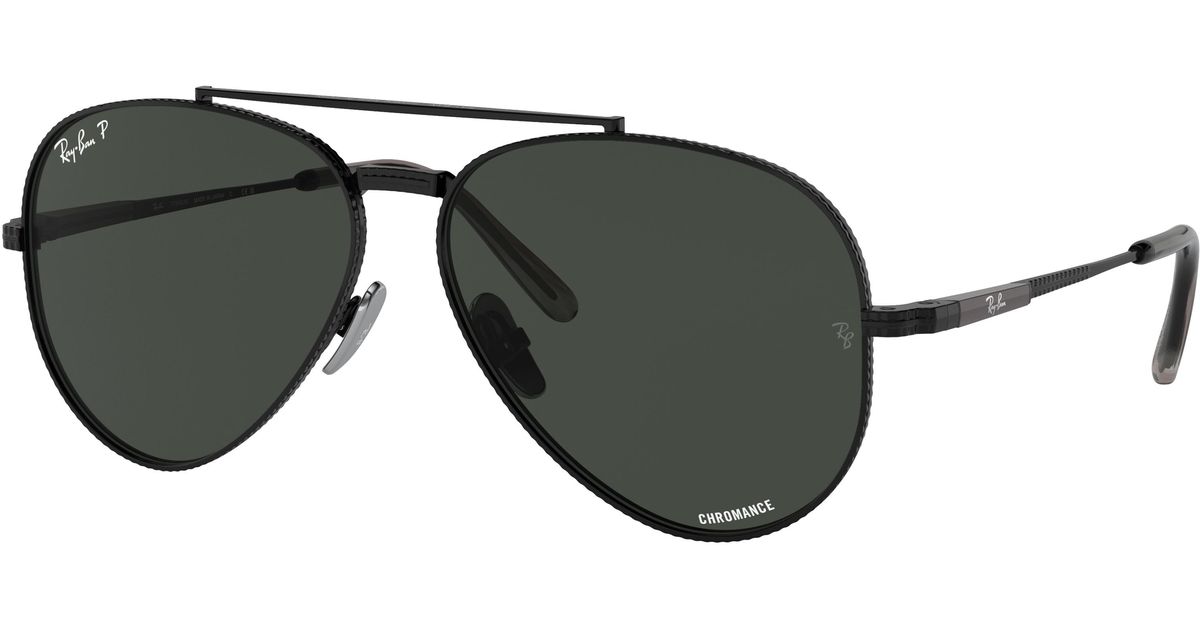 RayBan Sunglass Rb8225 Aviator Ii Titanium in Dark Grey (Gray) Lyst