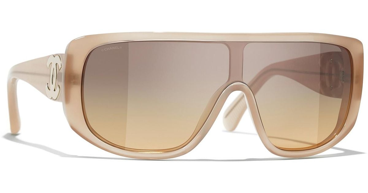 Chanel hot sale yellow sunglasses