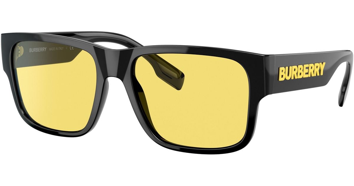 Burberry Sunglass Be4358 Knight in Black for Men Lyst