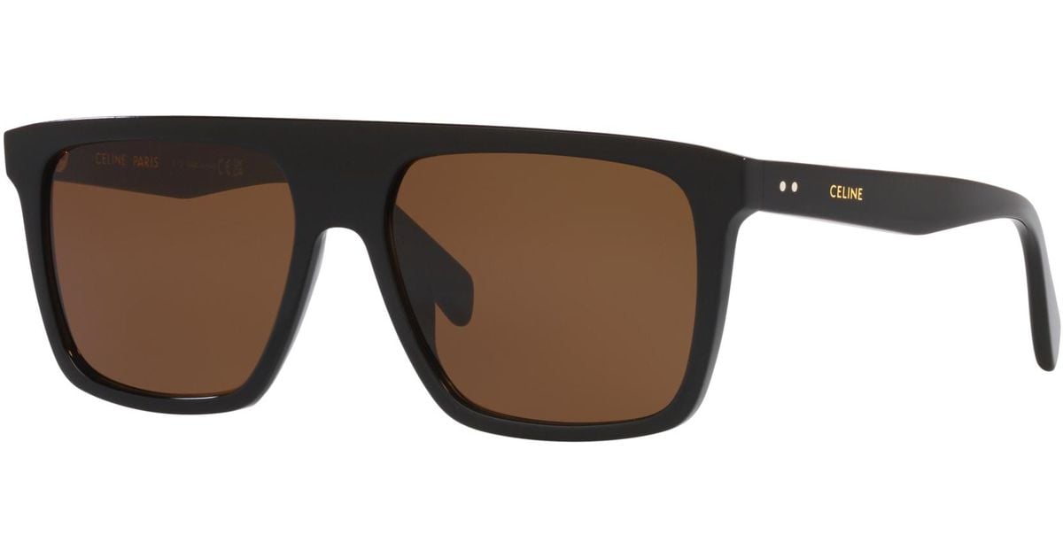 Celine Sunglasses Cl40209i in Brown for Men Lyst