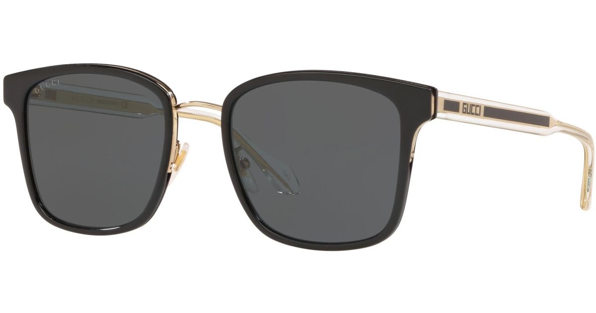 Gucci Sunglasses gg0563skn in Black for Men | Lyst