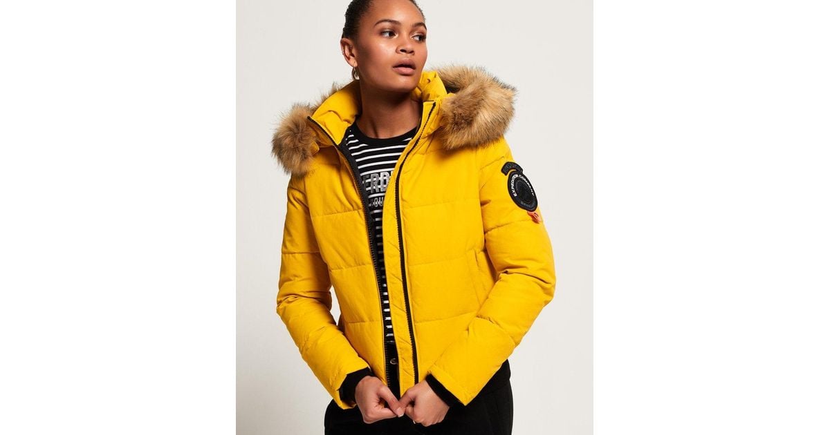 Superdry Everest Ella Bomber Jacket Yellow Shop, 70% OFF |  www.museodeltaantico.com