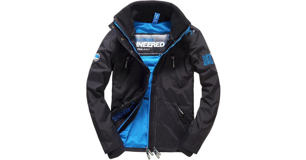 Superdry Technical Sd-wind Attacker Jacket in Black for Men - Lyst