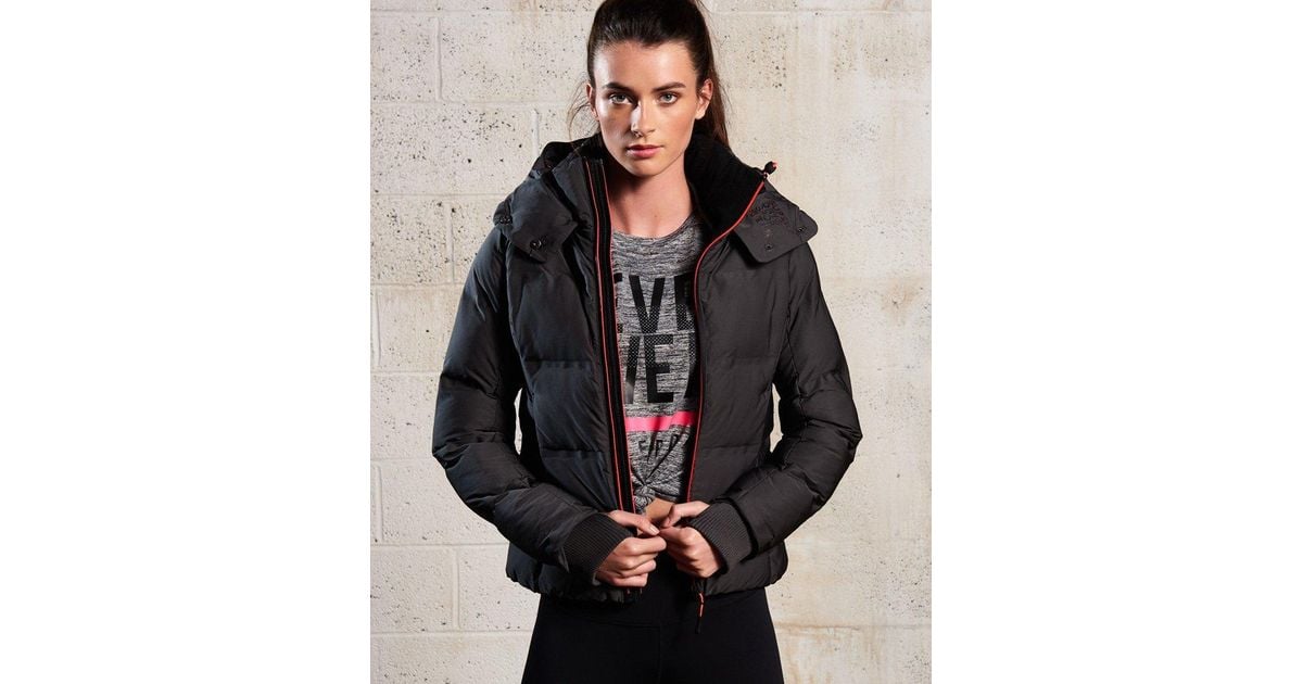 Superdry Synthetic Microfibre Sonic Weld Jacket in Carbon (Black) - Lyst