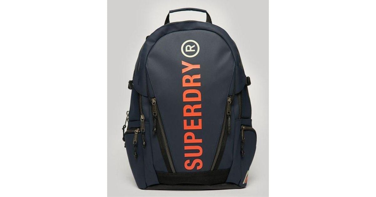 Superdry Ladies Tarp Rucksack in Blue Lyst