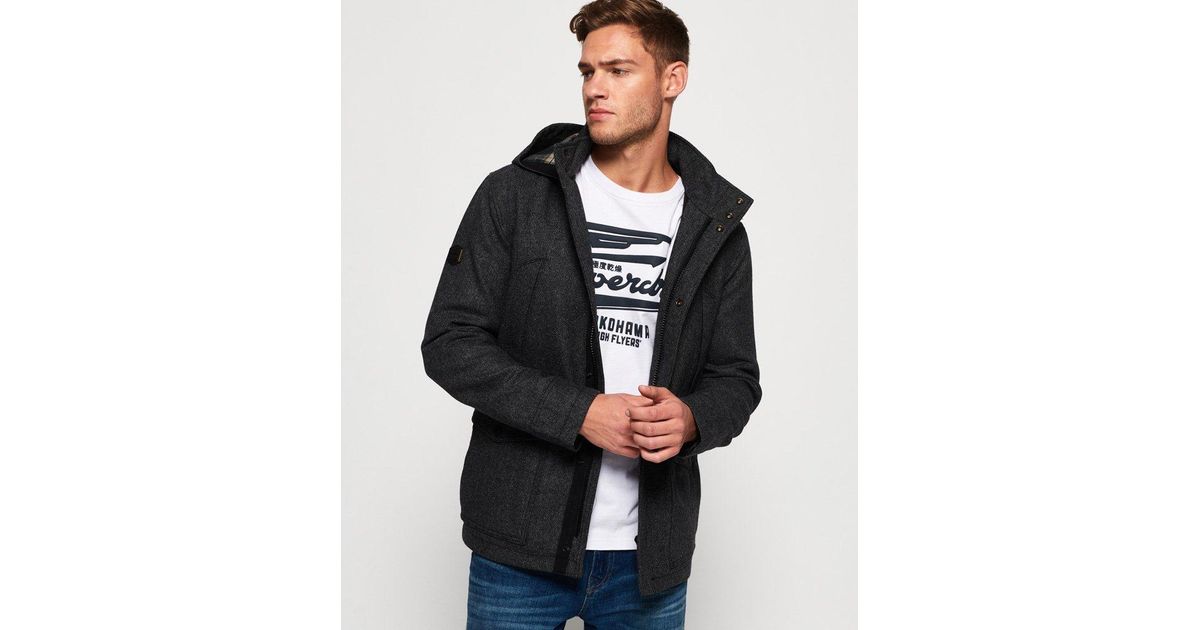 Superdry Gyton Hooded Wool Coat Online, 55% OFF | www.colegiogamarra.com