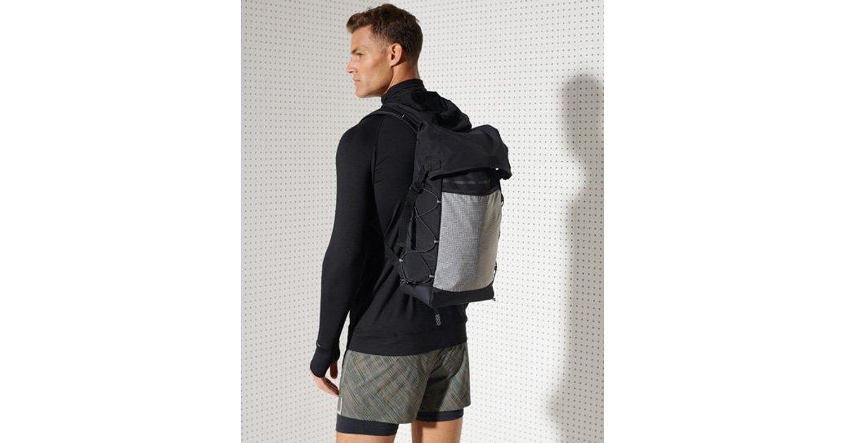 superdry roll top tarp backpack