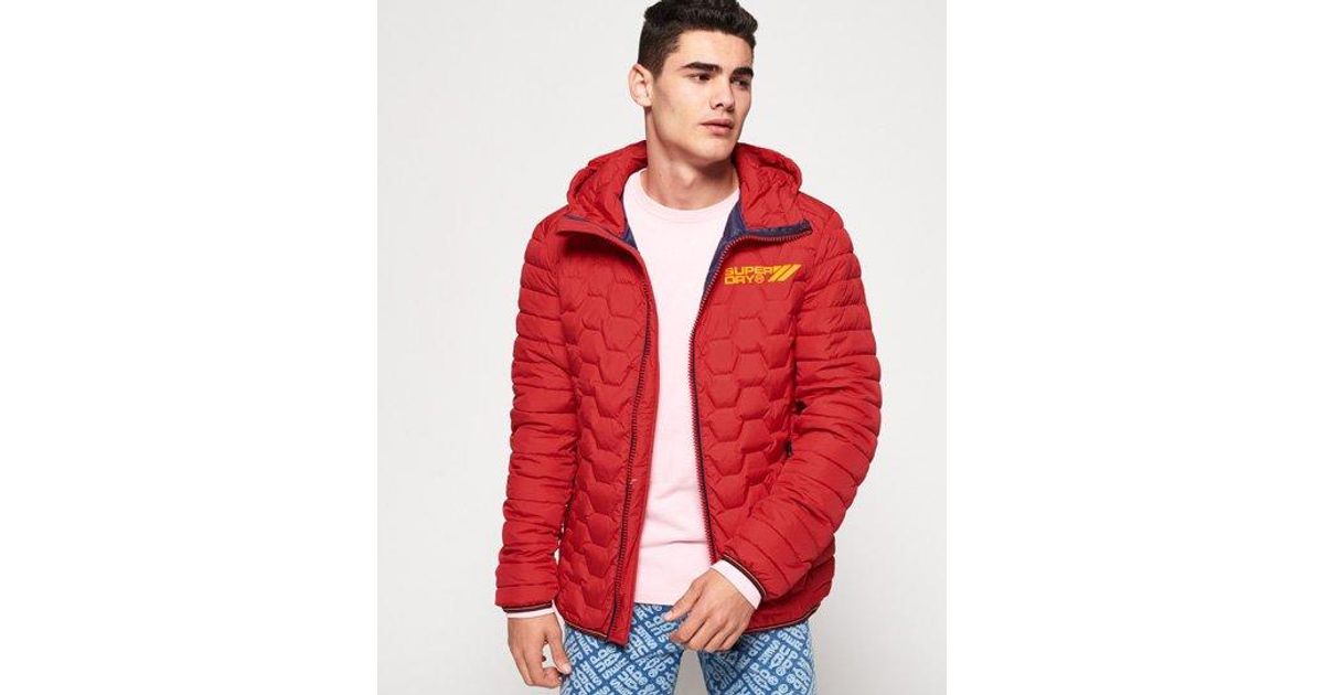 superdry hex mix down jacket