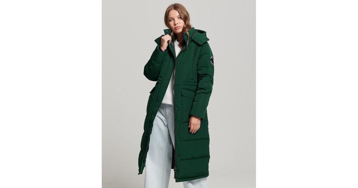 Superdry Everest Longline Puffer Coat 