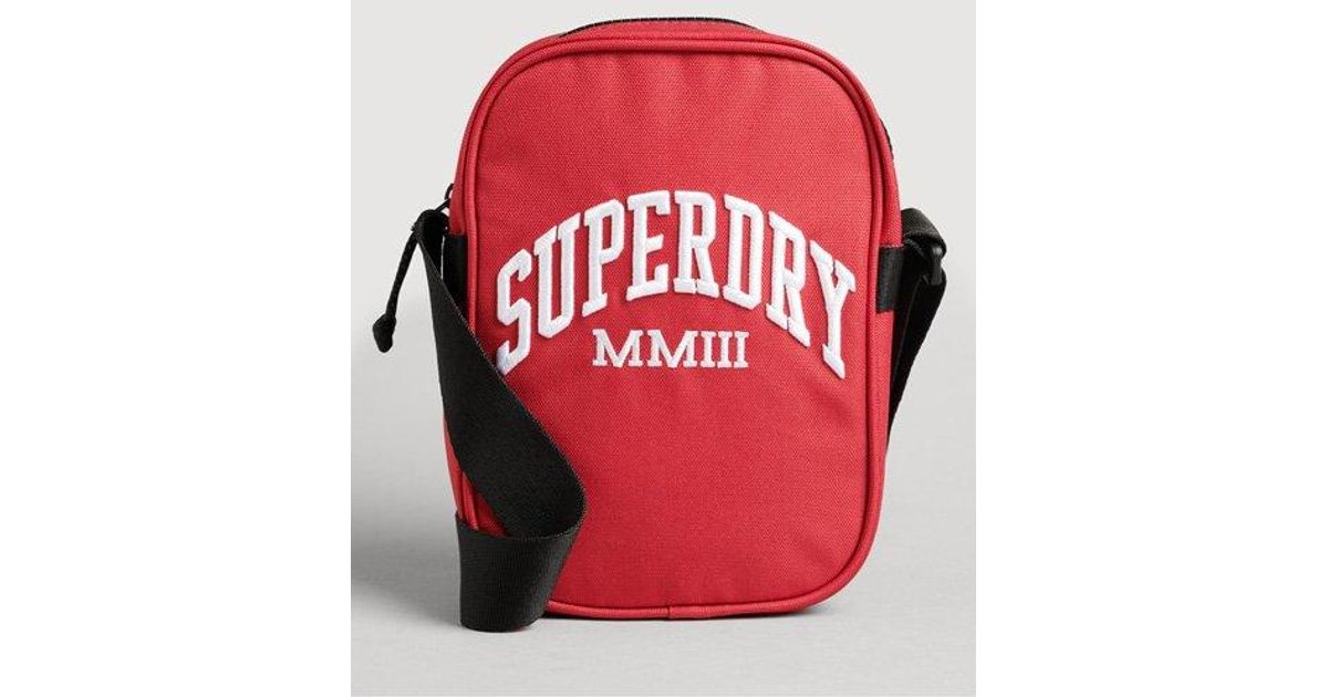 Superdry Side Bag in Red for Men | Lyst