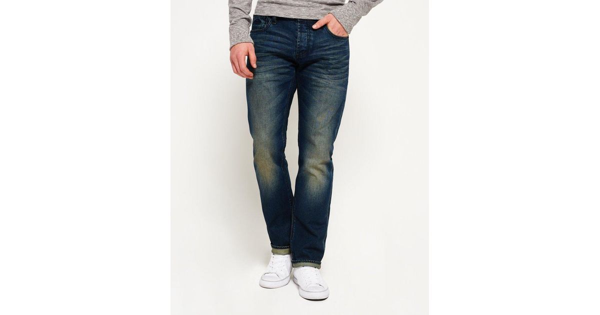 superdry officer straight jeans