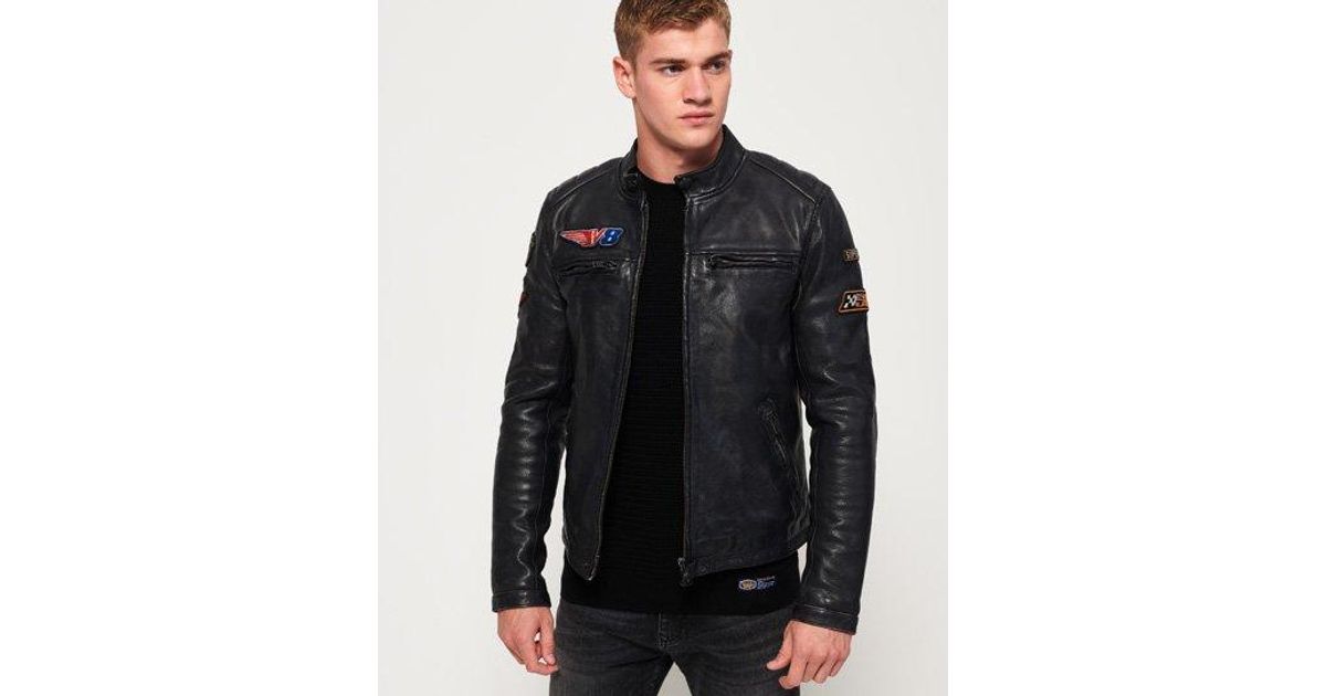 Superdry Endurance Road Trip Leather Jacket Best Sale, UP TO 56% OFF |  www.seo.org
