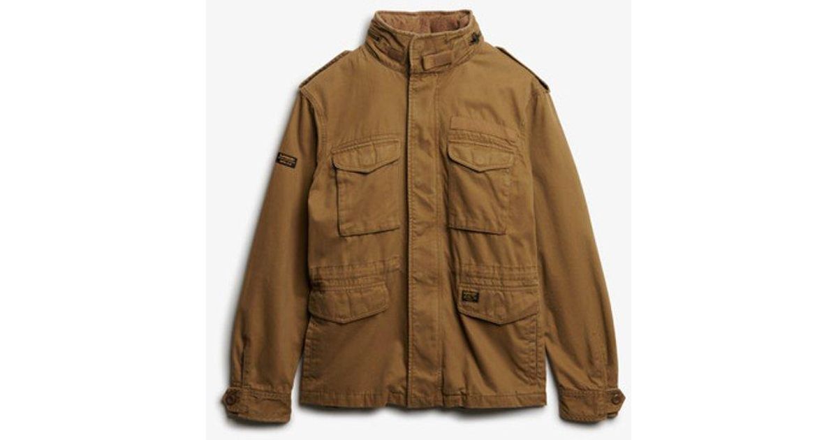 Superdry Rookie Field Jacket in Brown for Men | Lyst UK