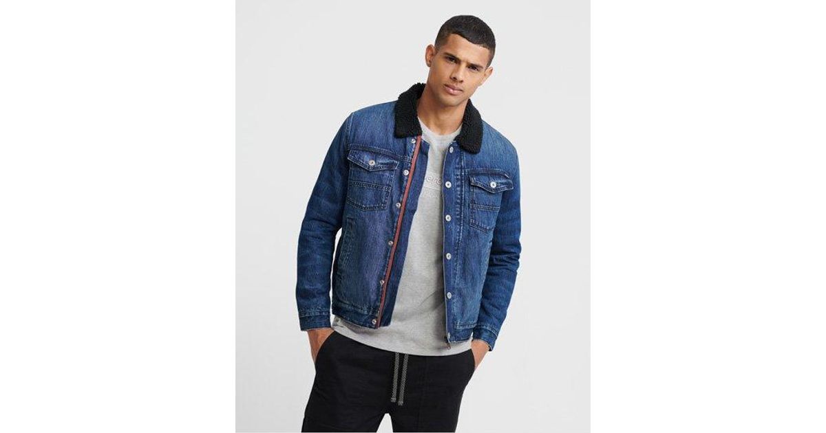Superdry Hacienda Sherpa Denim Jacket 