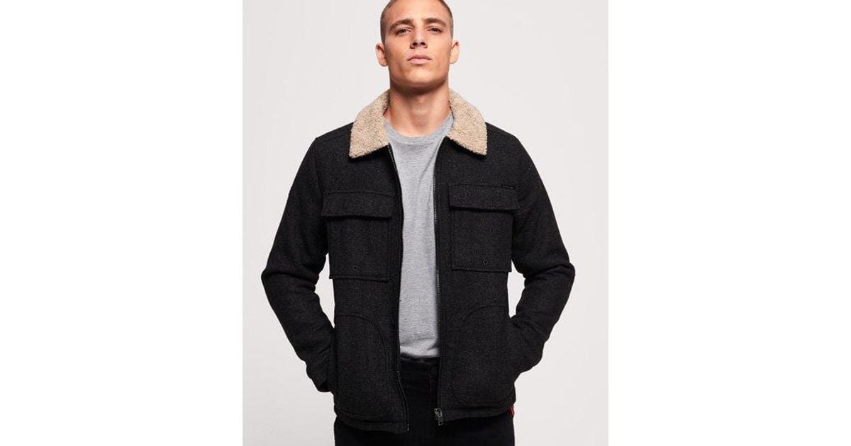 mason wool blend trucker jacket