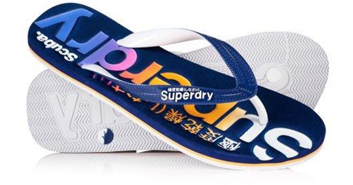 superdry scuba flip flops