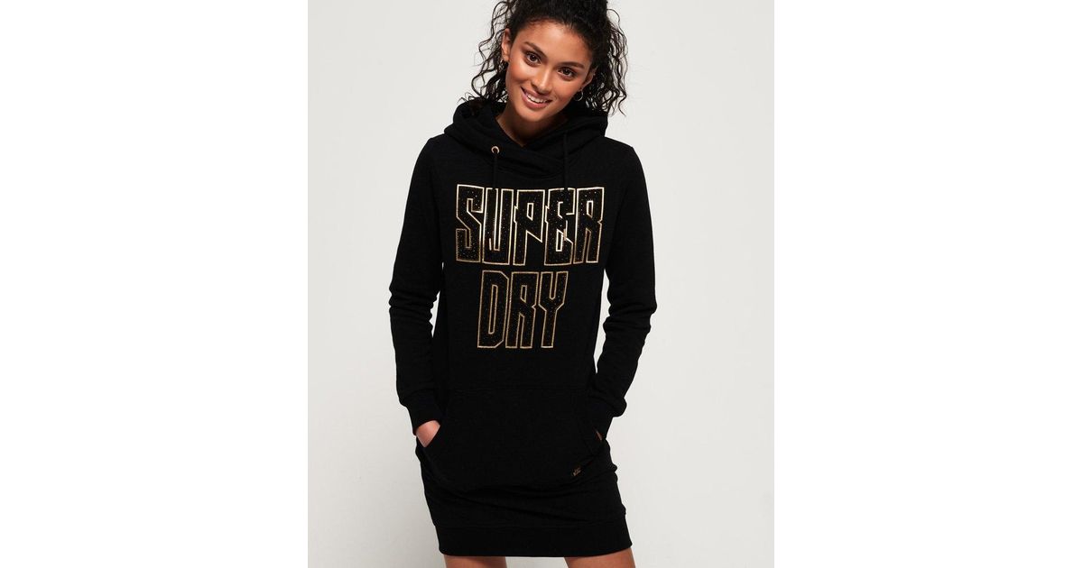 superdry embellished sweat dress